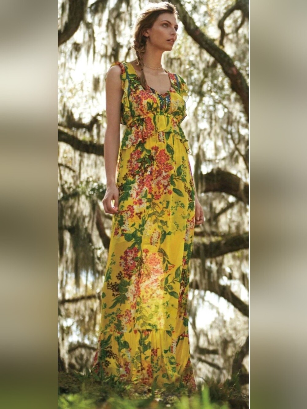 Anthropologie by Plenty By Tracy Reese Sungrove Maxi Dress - Picture 4 of 8